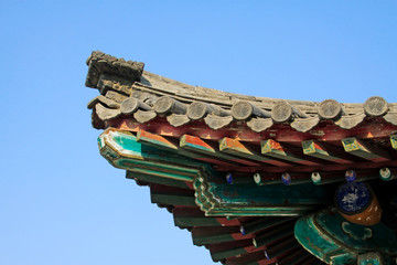 Chinese traditional building roof