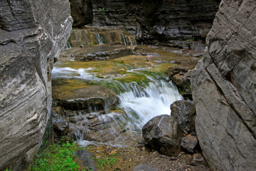 yuntai mountain scenic spot natural scenery, cascade creek, China.