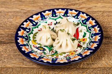 Georgian traditional Khinkali