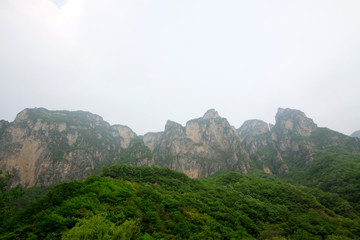 Fototapeta premium yuntai mountain natural scenery, jiaozuo city, China.