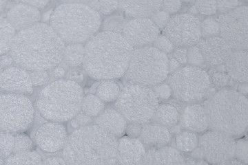 Circle styrofoam balls texture