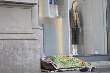 Fashionable homeless
