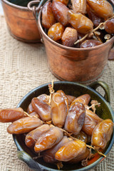 Authentic Tunisian Deglet Nour dried dates with soft honey-like taste