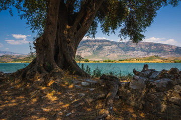 Ancient town Butrint, Buthrotum - touristic attraction in Albania.