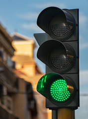 Semáforo en verde