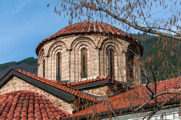 Medieval Buildings in Bachkovo Monastery Dormition of the Mother of God, Bulgaria
