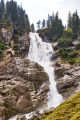 The Krimml Waterfalls / total height of 380 metres (1,247 feet) / the highest waterfall in Austria