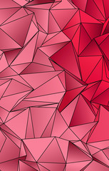 Abstract Low-Poly triangular modern background