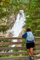 The Krimml Waterfalls / total height of 380 metres (1,247 feet) / the highest waterfall in Austria