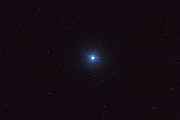 Sirius Brightest star on Night sky, Sirius Star