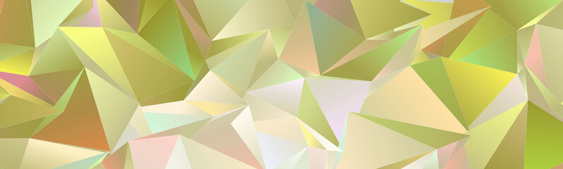 Fototapeta premium Triangular 3d, modern background