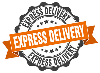 Obraz premium express delivery stamp. sign. seal