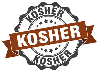 kosher stamp. sign. seal