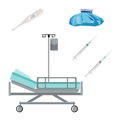 Medical accessories. Vector illustration. Isolated on a white background.