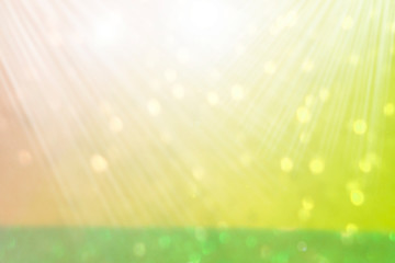 Obraz premium Background with a grass and the sun