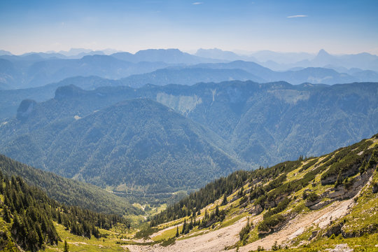 Der Berg Hochkar in G&ouml;stlinger Alpen im Sommer, Mostviertel, Nieder&ouml;sterreich, &Ouml;sterreich,