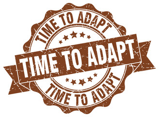 time to adapt stamp. sign. seal