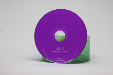 purple cd disks