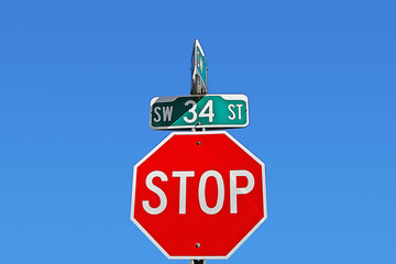 Stop traffic sign