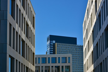 Luxembourg Kirchberg modern buildings