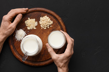 Non dairy milk concept