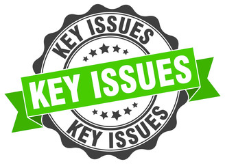 key issues stamp. sign. seal