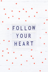 Creative Valentine Day romantic composition