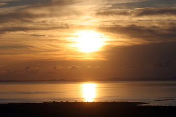 Sunset on the Adriatic sea 