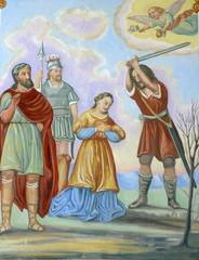 Obraz premium Saint Dorothy, Dorothea of Caesarea