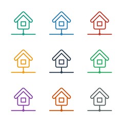 home icon white background