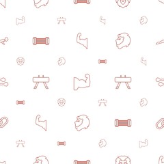 strength icons pattern seamless white background