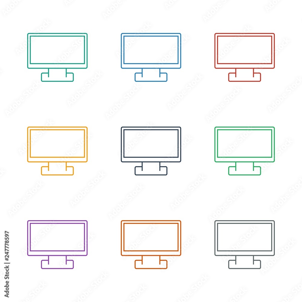 Poster display pointer icon white background