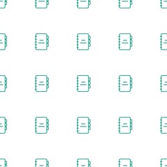 notebook icon pattern seamless white background