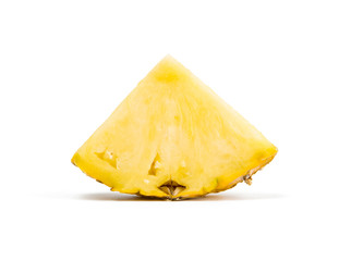 Fresh pineapple isolated on white background.