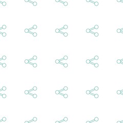 Fototapeta premium share icon pattern seamless white background