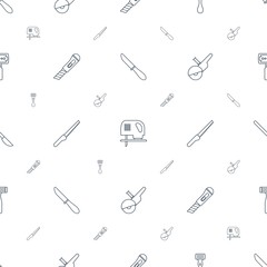 blade icons pattern seamless white background
