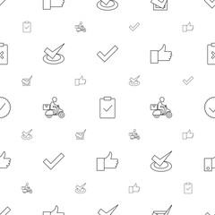 ok icons pattern seamless white background