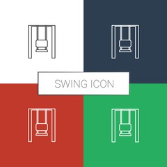 swing icon white background