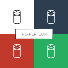 pepper icon white background