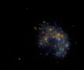 Star field background . Starry outer space background texture . Colorful Starry Night Sky Outer...