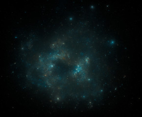 Star field background . Starry outer space background texture . Colorful Starry Night Sky Outer...