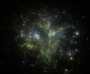 Obraz na płótnie Canvas Star field background . Starry outer space background texture . Colorful Starry Night Sky Outer Space background
