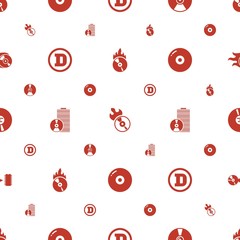 cd icons pattern seamless white background