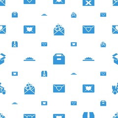 mail icons pattern seamless white background