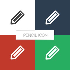 pencil icon white background