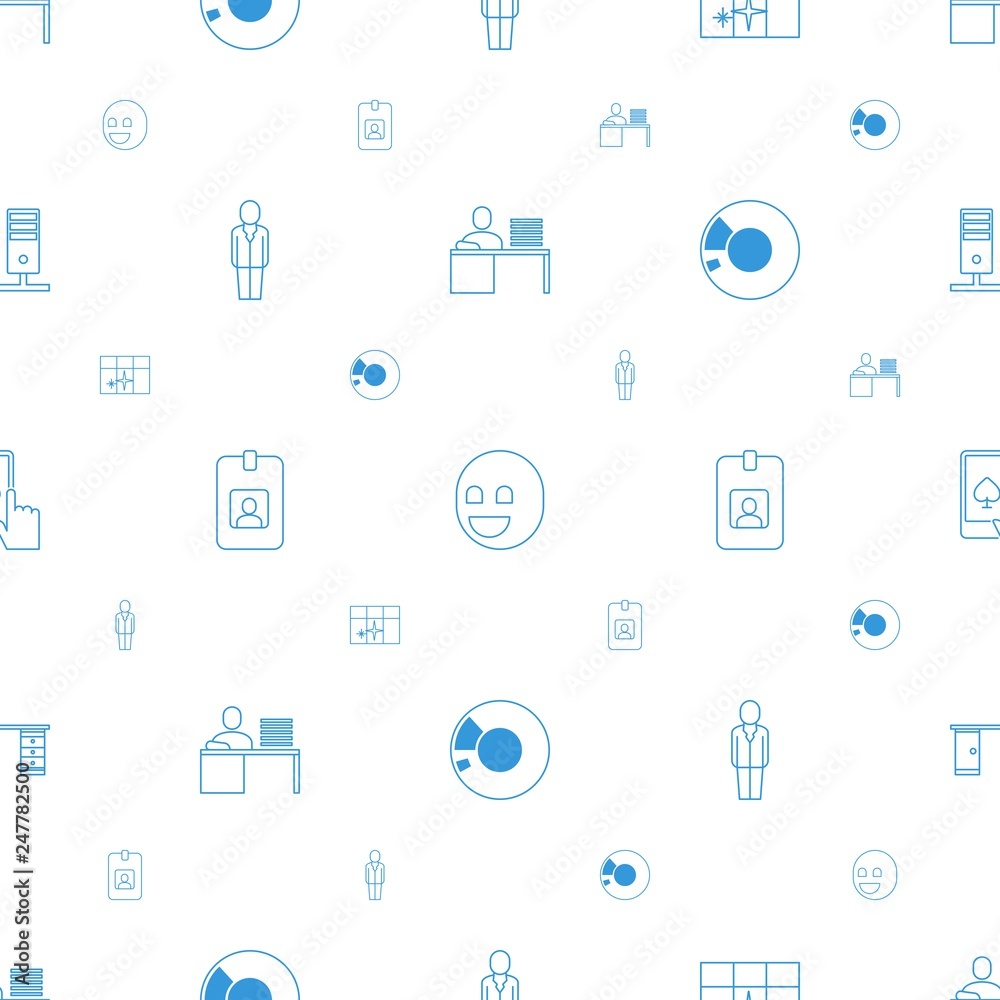 Poster computer icons pattern seamless white background