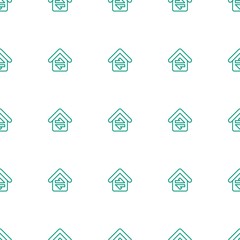 home connection icon pattern seamless white background