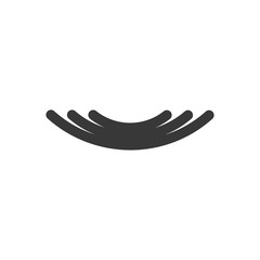 Obraz premium wave shape wifi logo vector with wireless icon design wave network. Vector illustration isolated on white background.