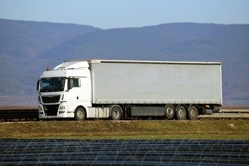 Truck on the highway