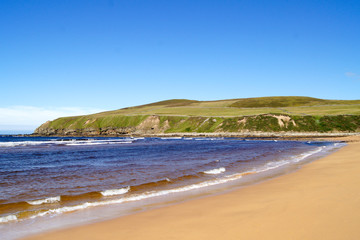 Fototapeta na wymiar Melvich Beach in the north of Scotland